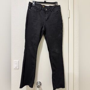 Lee Women's Flare Black Jeans 28